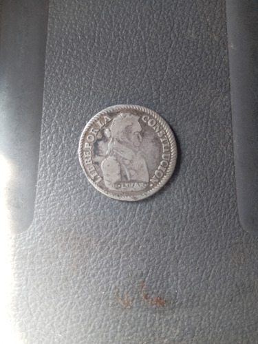Moneda De La República Boliviana De 1 $ Del Año 1830 (17mm) (Usado)