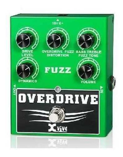 Pedal De Efectos Overdrive Fuzz Xvive Cuota