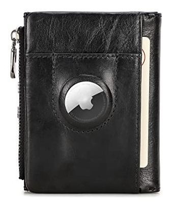 Contactos Bifold Wallet Leather Airtag Purse For J42mb