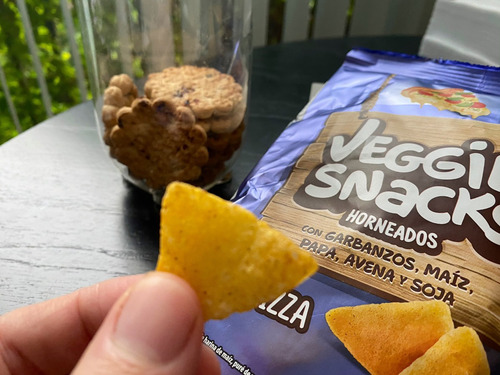 Veggie Snacks Sabor Pizza Vegano Horneados Salado 90g Granix