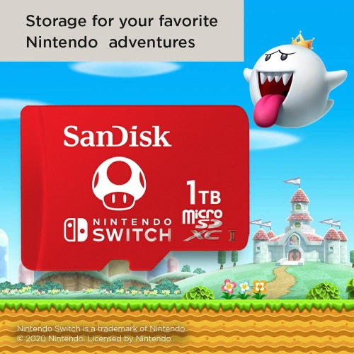 Tarjeta De Memoria Sandisk Sdsqxao-1024g-gnczn Nintendo Switch 1tb