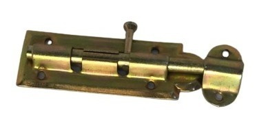 Imagen 3 de 3 de Pasador Culata 4´´ Dorado Con Oreja