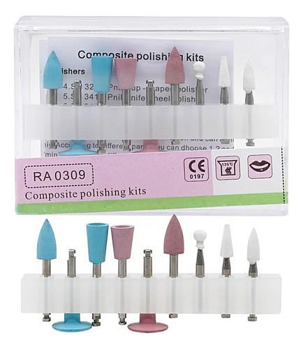 Kit De Pulido De Resina Composite Dental Odontología 