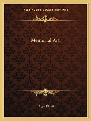 Libro Memorial Art - Elliott, Huger