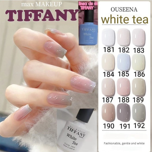 Colección Esmaltes White Tea Tiffany 