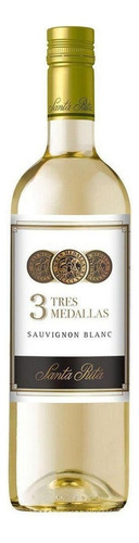 Vinho Branco Seco Chileno Três Medallas 750ml Santa Rita