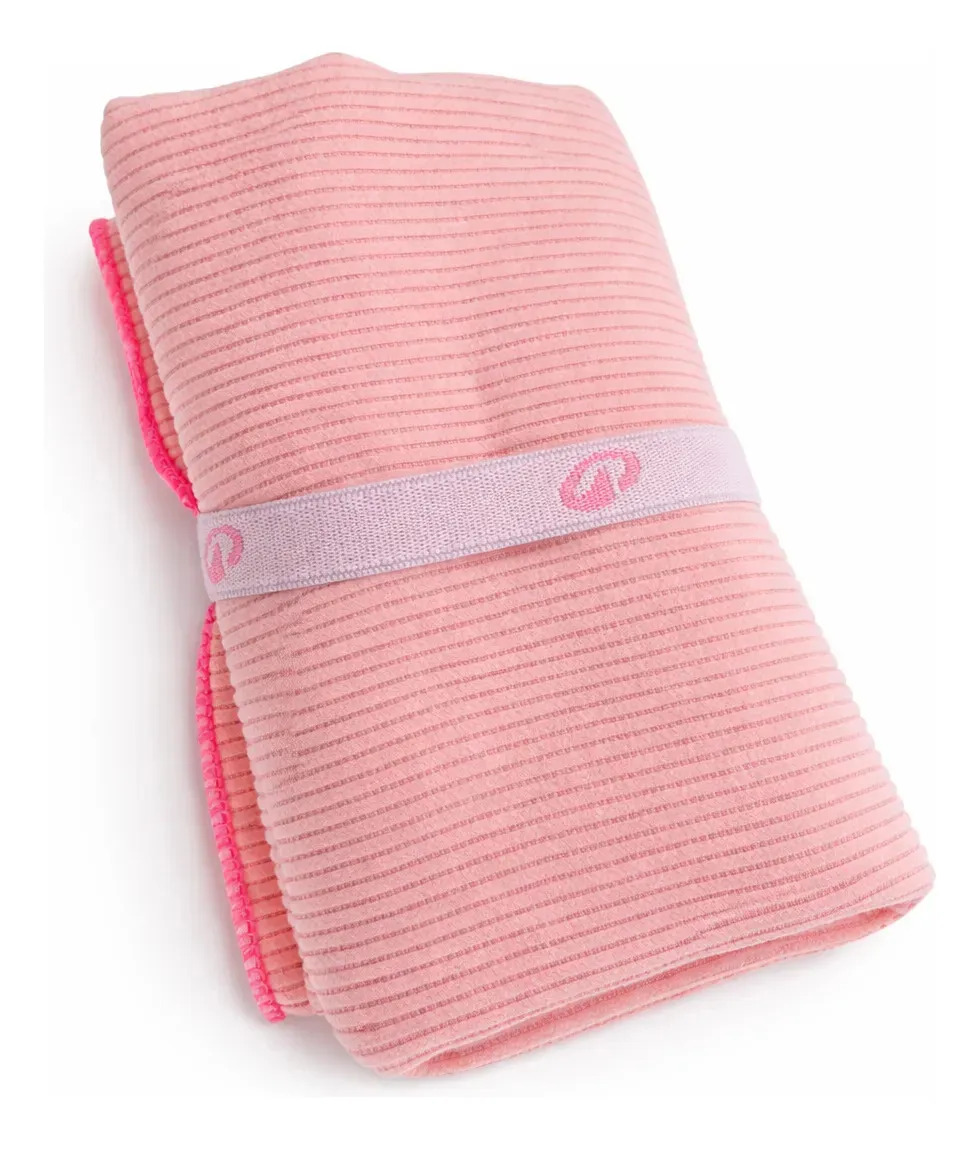Toalha Secagem Rápida Microfibra Natação Piscina 80x130cm Cor Rosa