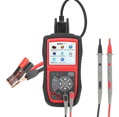 Imagen 1 de 7 de Autel Al539b Scanner Multimetro Prueba Baterias Launch
