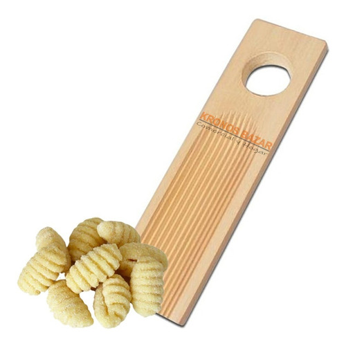 Imagen 1 de 6 de Molde Para Ñoquis Tabla Madera Ñoquera Manual Pastas Frescas