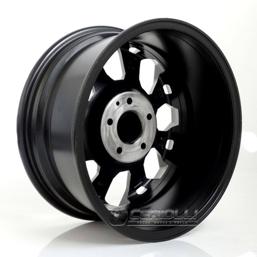 Jogo De Rodas Toyota Hilux Aro 17 + Bicos Off Road 6x139 Cor Preto Fosco Diamantado