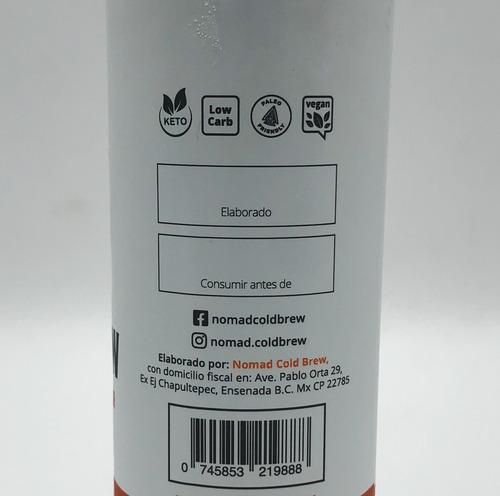 Cold Brew Café En Lata Cafe Frio Cero Calorias 335 Ml | 6pz