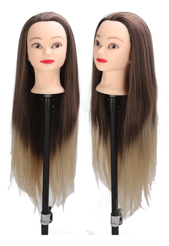 Prática De Cabeleireiro Head Training Estilo De Cabelo Longo