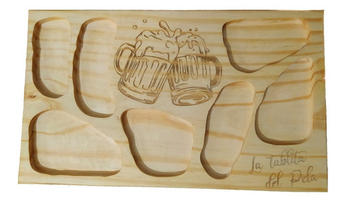 Tablas Picadas Personalizadas Logos Escudos Frases Regalos