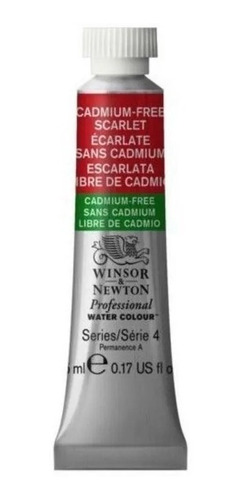Acuarela Winsor And Newton Cadmium Free Scarlet 903