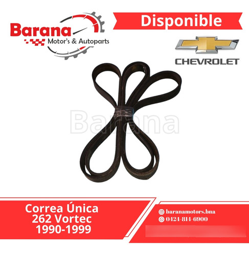 Correa Unica 262 Vortec 1990-1999