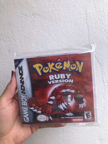 Pokemon Ruby Version Game Boy Advance Com Case
