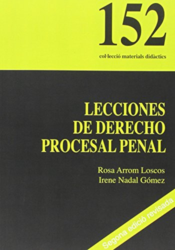 Libro Lecciones De Derecho Procesal Penal  De V V A A