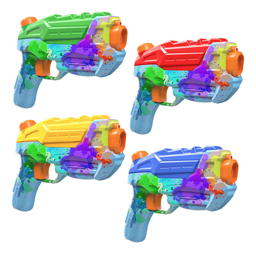 Zebnyya 4 Pack Water Gun For Kids, Watercolor Squirt Gun Wi.