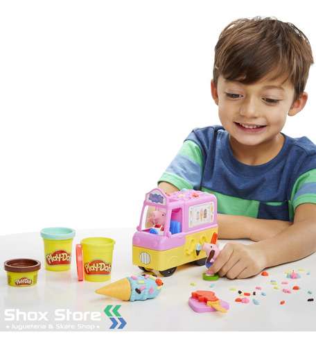 Camion Helados Peppa Pig Play Doh Masa Accesorios Plastilina