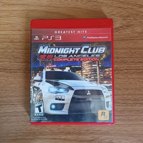 Jogo Ps3 Midnight Club Los Angeles Original Playstation 3