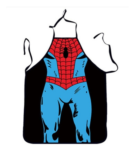 Mandil De Súper Chef, Diseño Spiderman, Hombre Araña.