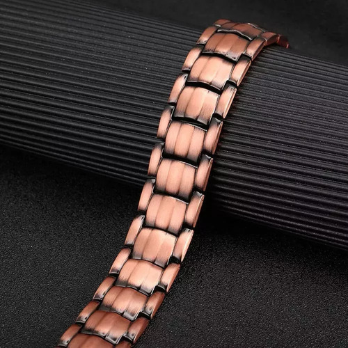 2 Pulseras Curativas De Cobre Puro Para La Artritis Para Hom