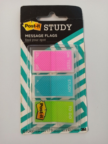 Post-it Banderas Adhesivas Dispensador De 60 Unidades