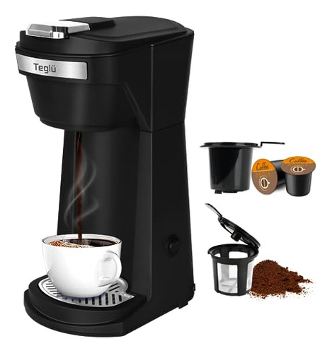 Single Serve Coffee Maker For K Cup Pods & Ground Coffe..