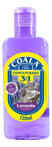 Coala Desinfetante 3em1 Concentrado 120ml Lavanda