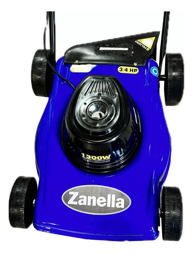 Cortadora De Cesped Electrica Zanella C42sr De 3/4hp Cts Color Azul