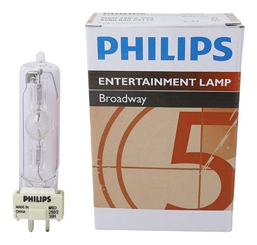 Lâmpada Moving Msd250 Msd 250/2 Philips Kit Com 2 Peças