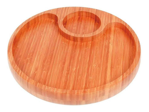 Gamela Oval Mor Com 2 Divisórias Bamboo - 3364