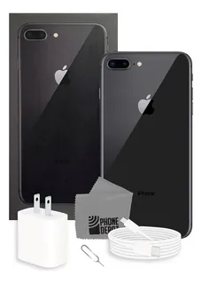Apple iPhone 8 Plus 64 Gb Gris Espacial Con Caja Original + Protector