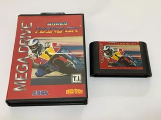 Jogo Para Mega Drive Super Hang On Tectoy Com Caixa Vermelha