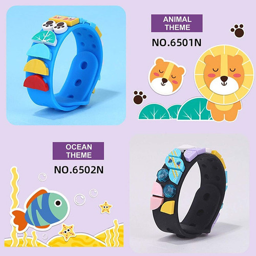 2021 Nuevo Dots Pulsera De Artesanía Para Niños 6 Paquetes,