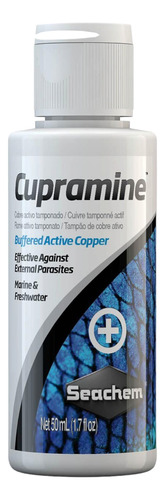 Seachem Cupramine 50ml Tratamiento De Cobre Para Parasitos