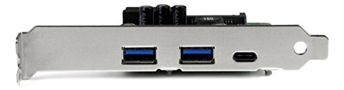 Tarjeta Pcie Startech.com Usb 3.1 - 5 Puertos - 1x Usb-c -