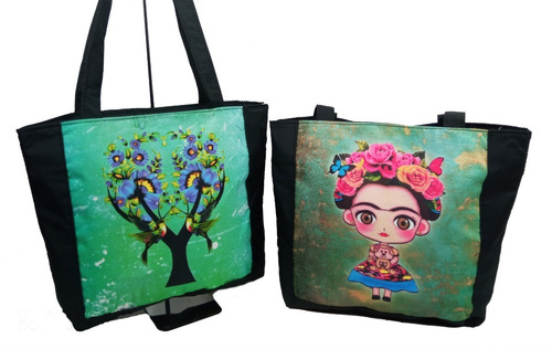 Bolso Grande 40 Diseños Bulldog,etc Sublimados Los Mejores!!