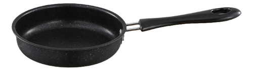 Frigideira De Aço Inoxidável Com Cabo Longo Preto