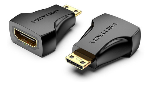 Vention AISB0 Mini HDMI + HDMI Negro  4 cm