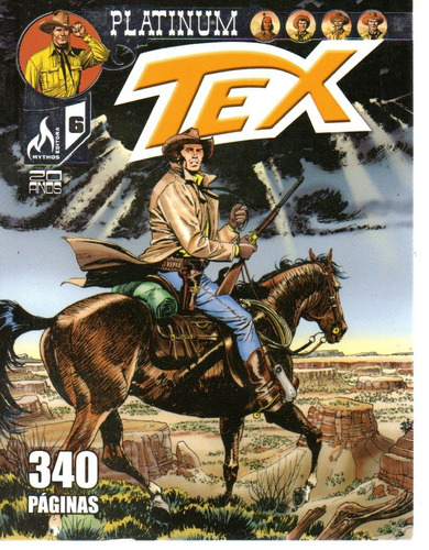 Tex Platinum 06 - Editora Mythos 6 - Bonellihq Cx08 B19
