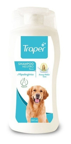 Shampoo Para Perro Traper Neutro 260ml - Aquarift