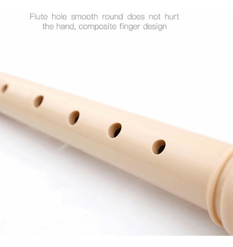 Kit De Flauta 8 Hoyos Dulce Soprano Escolar Musical Tecla C