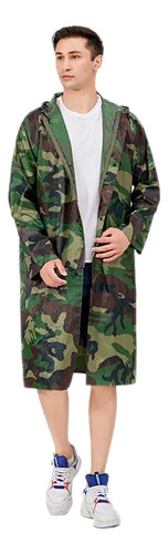 Capa Camuflada Militar Impermeable Capucha Lluvia Senderismo