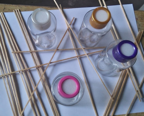 Imagen 2 de 3 de Envase Frasco De Pet Cristal Difusor Aromático + Varilla X32