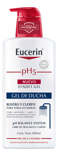 Eucerin Ph5 Syndet Gel Con Bomba Dosificadora 400 Ml