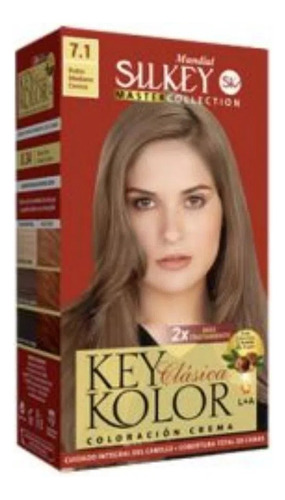  Tintura Silkey Key Kolor Coloracion En Crema Tono 7.1