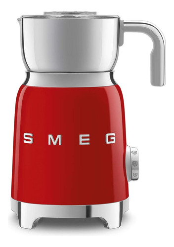 Smeg 50s Retro Milk Frother Mff11rdus, Rojo