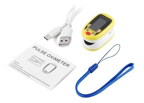 Oximetro De Pulso Usb Pediátrico Saturómetro Recargable