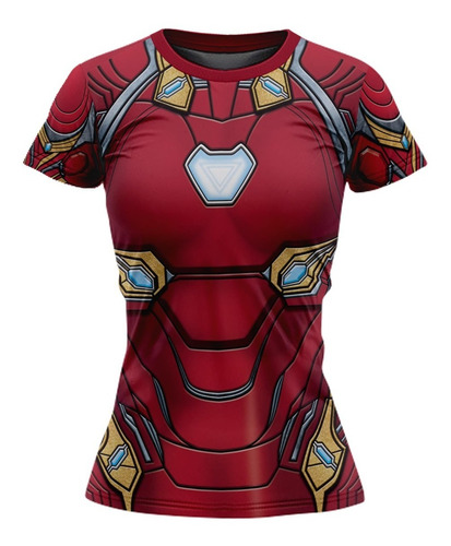 Playera Sublimada Ironman Infinity Dama